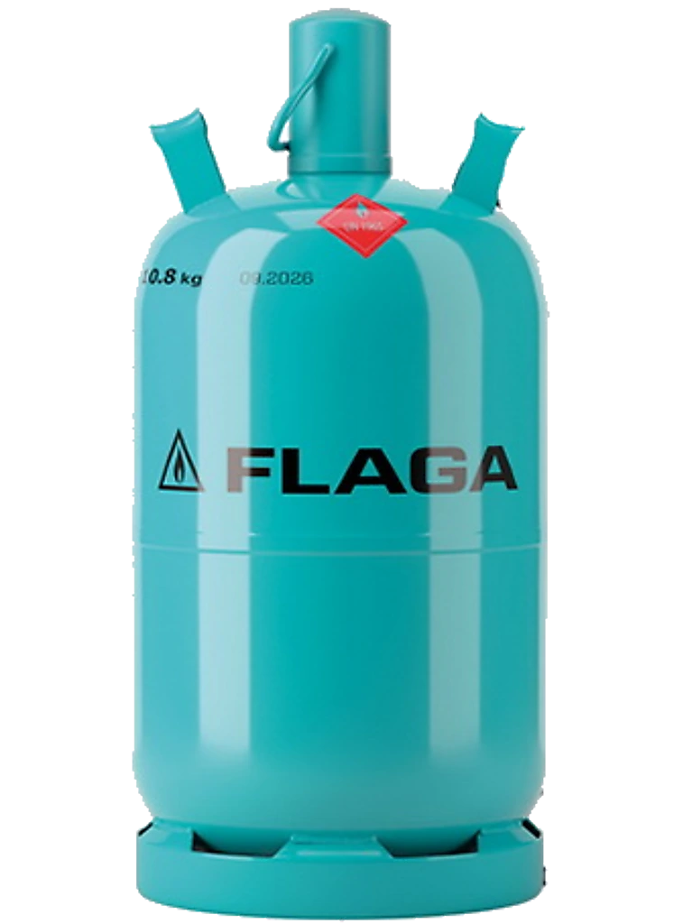 Flaga Stahl Gasflasche 10 kg Füllung