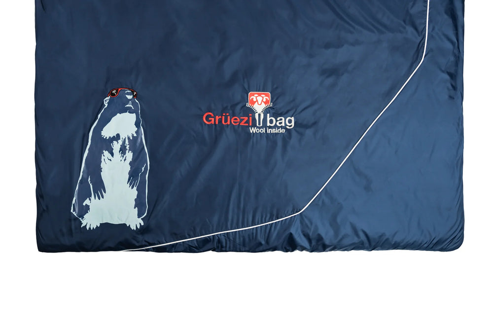 Wolle Murmeltier Comfort XXL Deckenschlafsack +4 °C