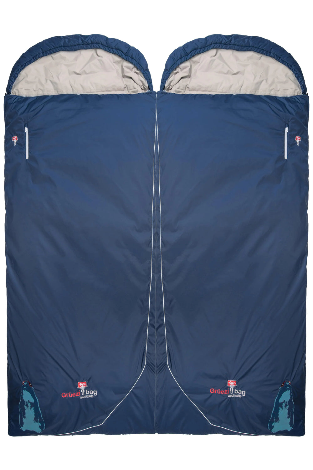 Wolle Murmeltier Comfort XXL Deckenschlafsack +4 °C