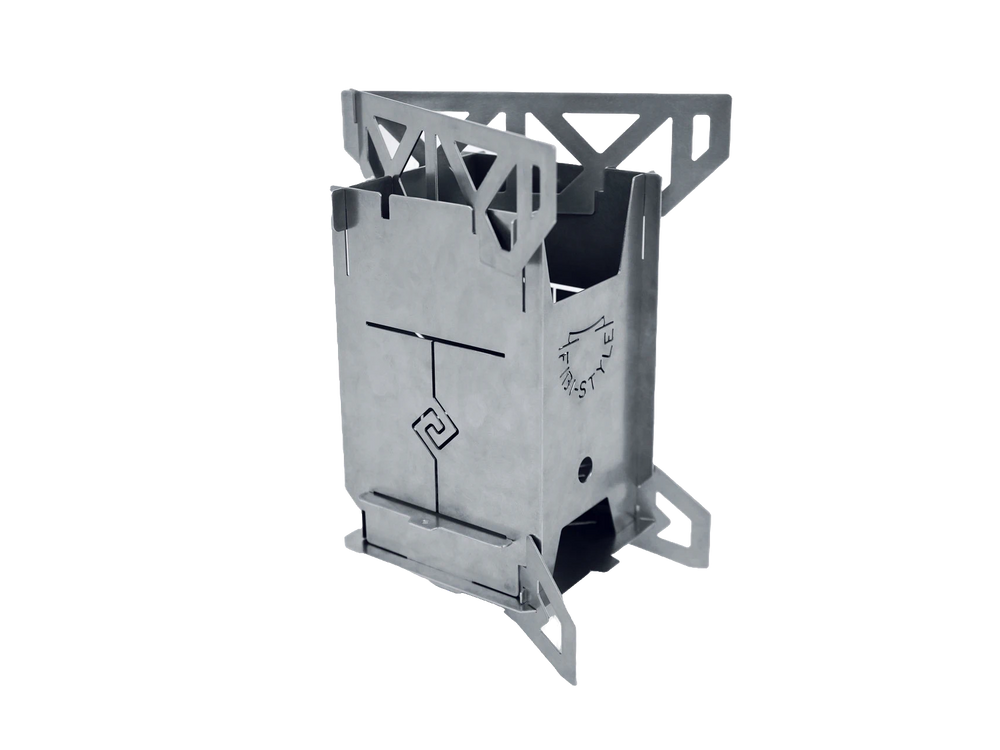 FIBI-HOBOSTOVE Holzkocher – Kompakter Hobo-Kocher | Edelstahl