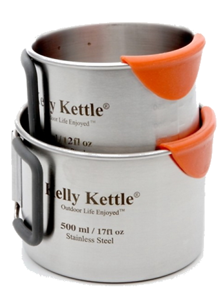 Kelly Kettle Camping Cup Set 350 & 500ml