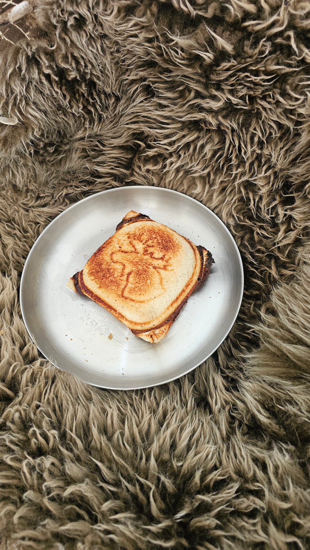 Stabilotherm Gusseisernes Sandwich-Eisen mit Elch-Motiv