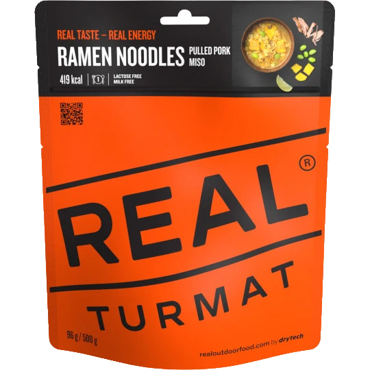 Real Turmat Ramen mit Pulled Pork