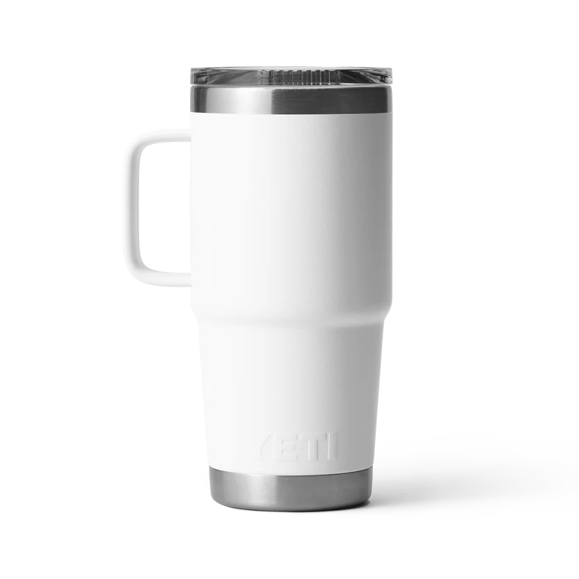Yeti Rambler Reisebecher mit Stronghold Deckel 591ml Weiss