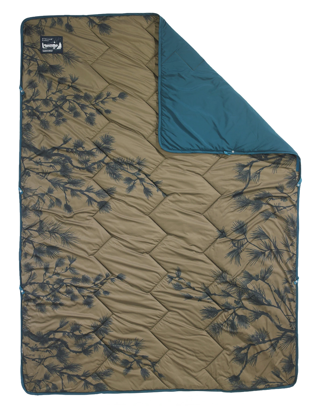Thermarest Stellar Blanket Peeking Pine Print