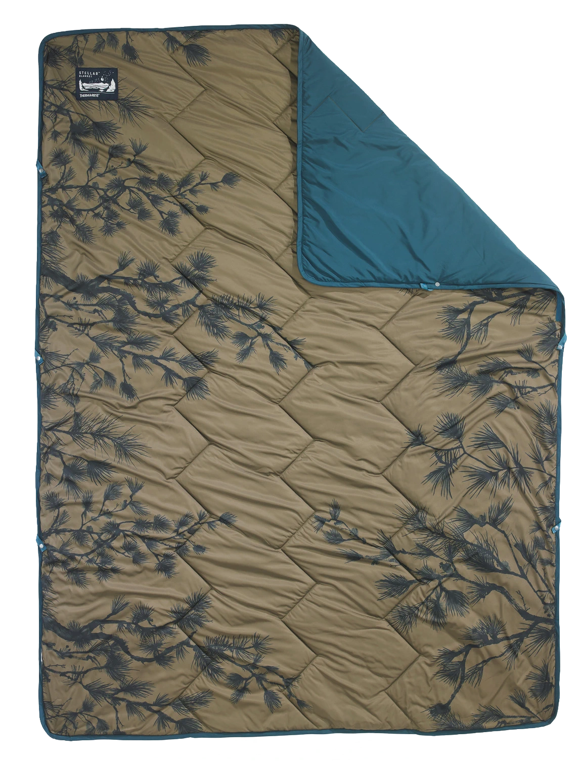 Thermarest Stellar Blanket Peeking Pine Print