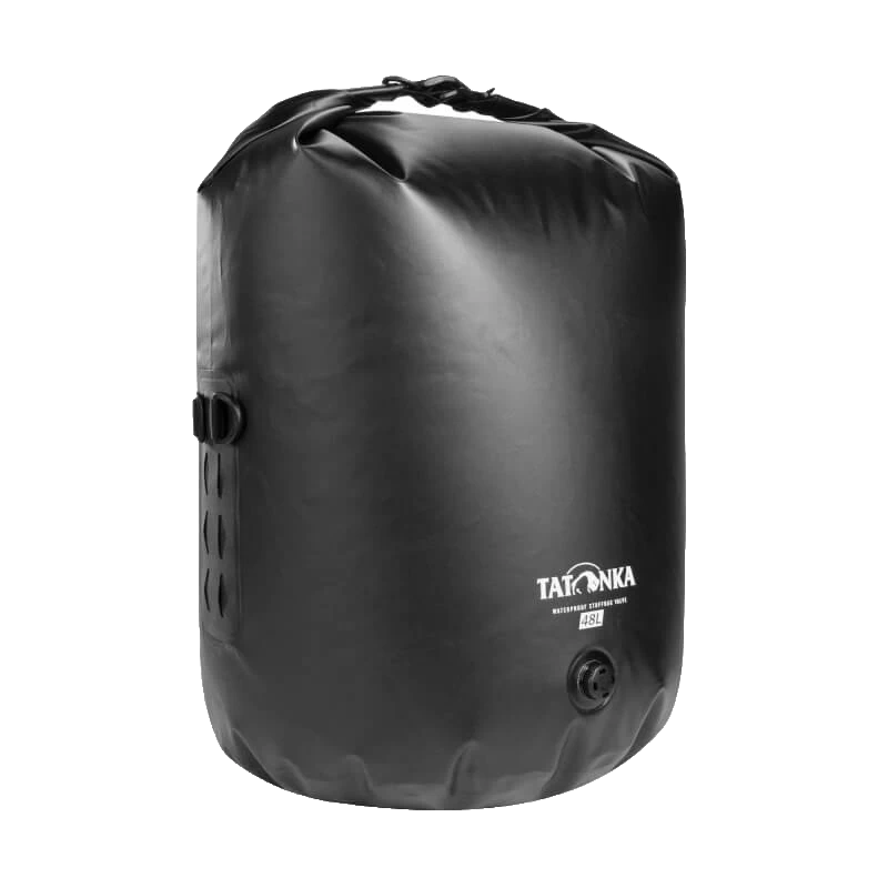 Tatonka WP Stuffbag Valve 48l – Wasserdichter Kompressions-Packsack | 48L Black