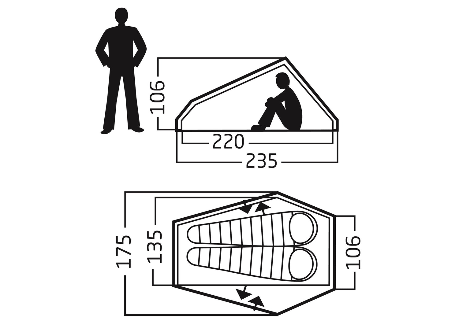 Nordisk Telemark 2.2 LW Modell 2024 Forest Green