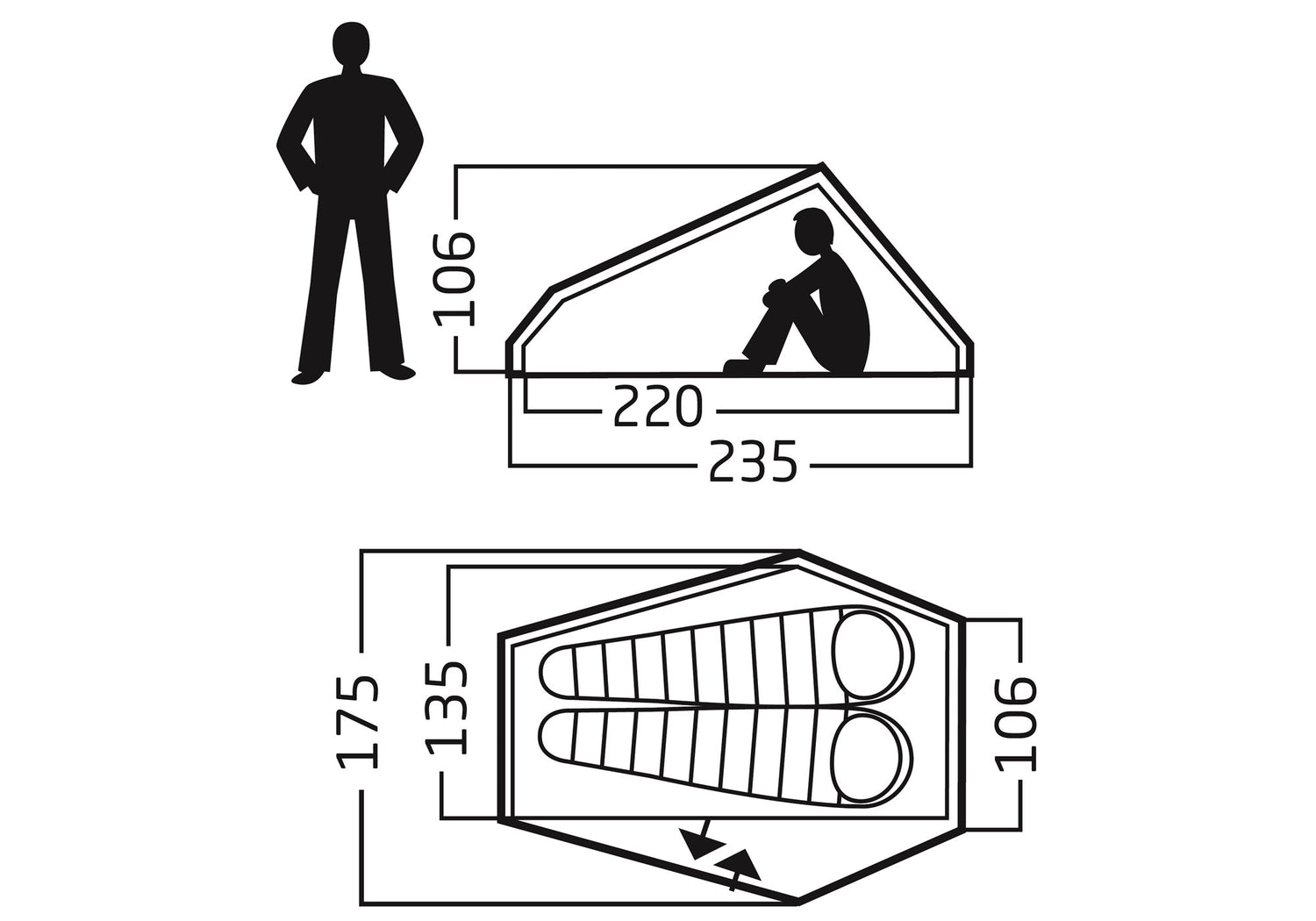 Nordisk Telemark 2 LW Zelt
