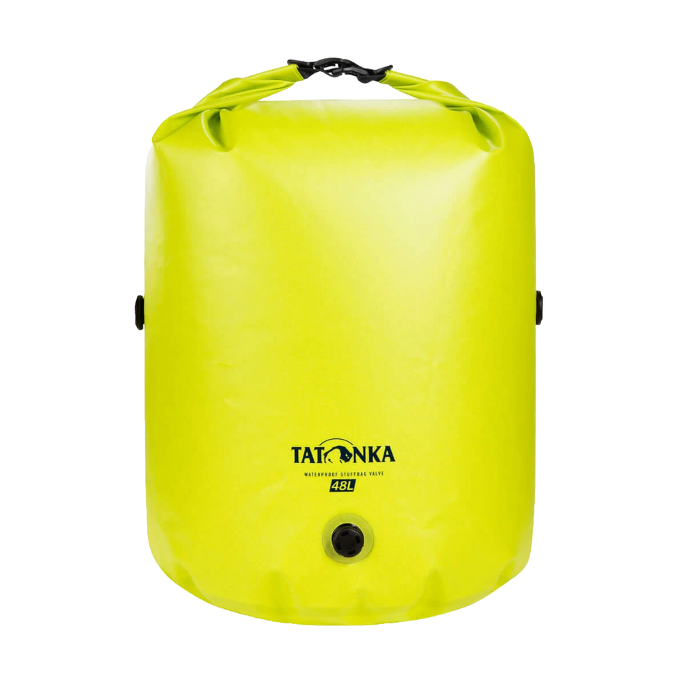 Tatonka WP Stuffbag Valve 48l – Wasserdichter Kompressions-Packsack | 48L Lime