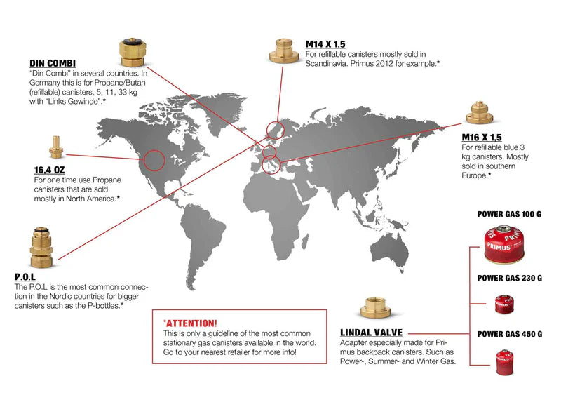 Primus Campigaz Adapter M16