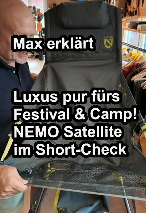 Luxus pur fürs Festival & Camp! NEMO Satellite im Short-Check