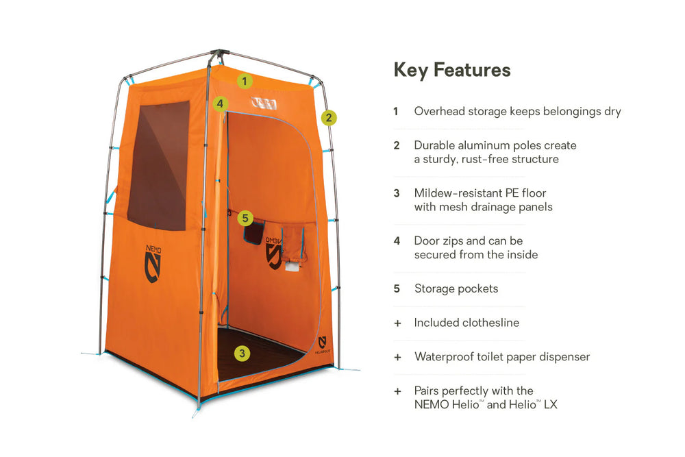NEMO Equipment Duschzelt