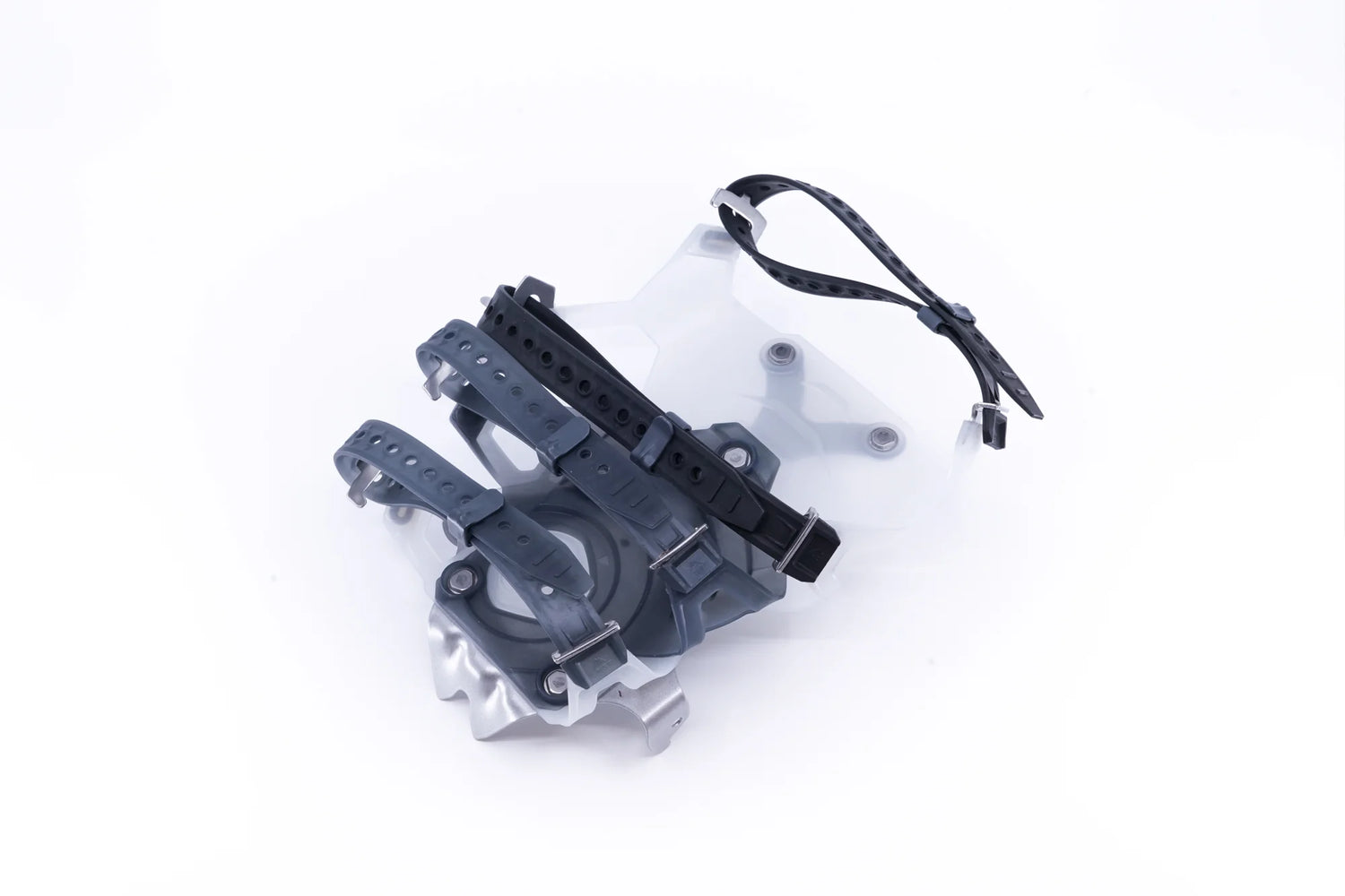 MSR Binding PosiLock AT Lightning Ascent 3 Strap Mens Left Gray Crampon (128mm)