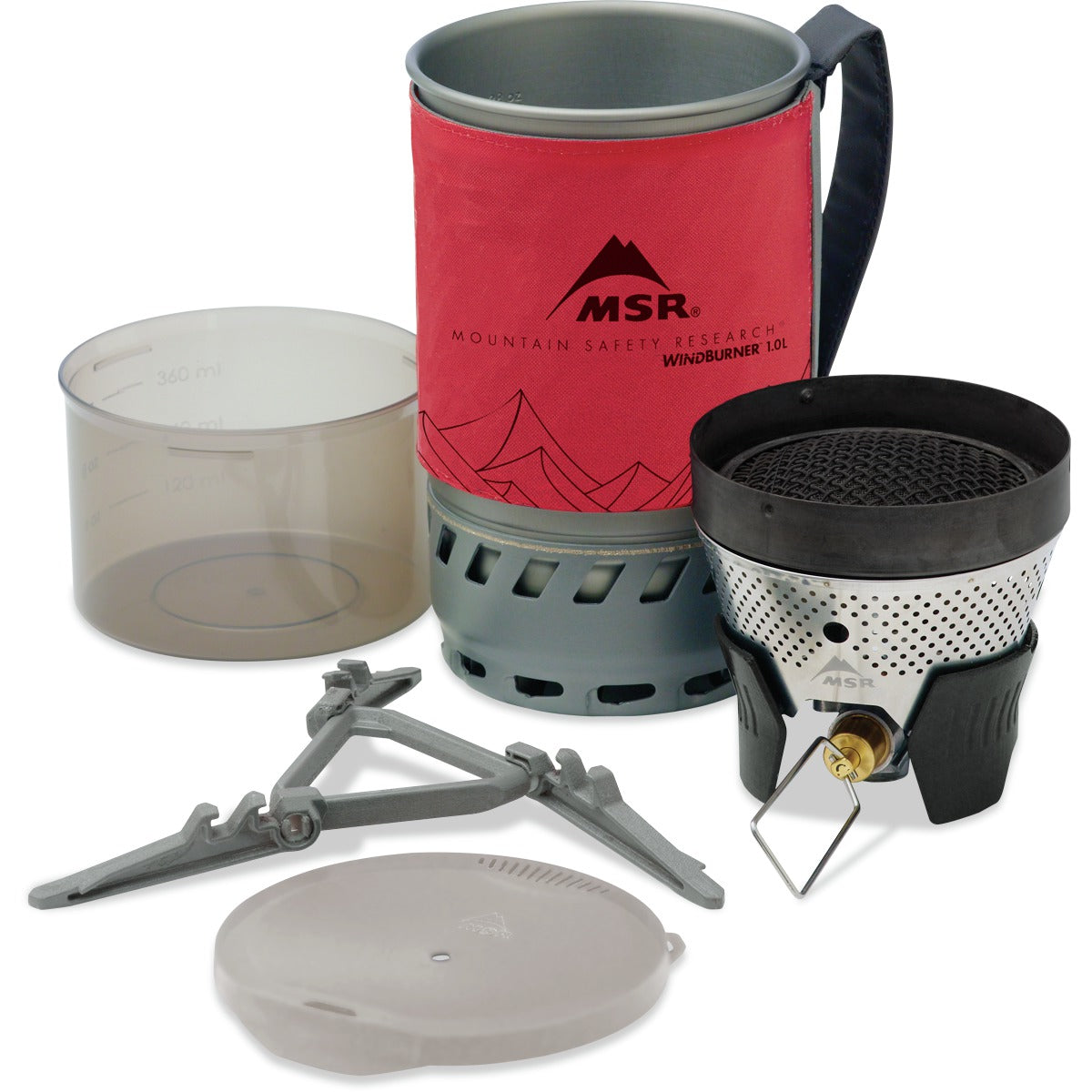 MSR WindBurner Personal Stove System Red