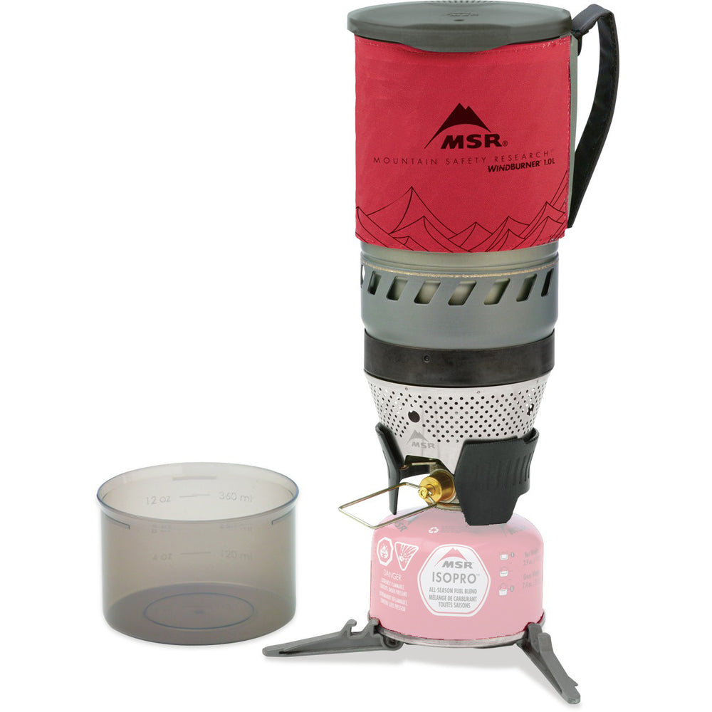 MSR WindBurner Personal Stove System Red