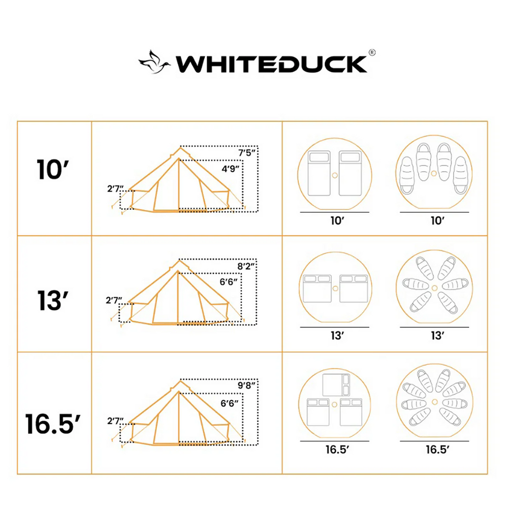 Whiteduck 13' Regatta Bell Baumwollzelt