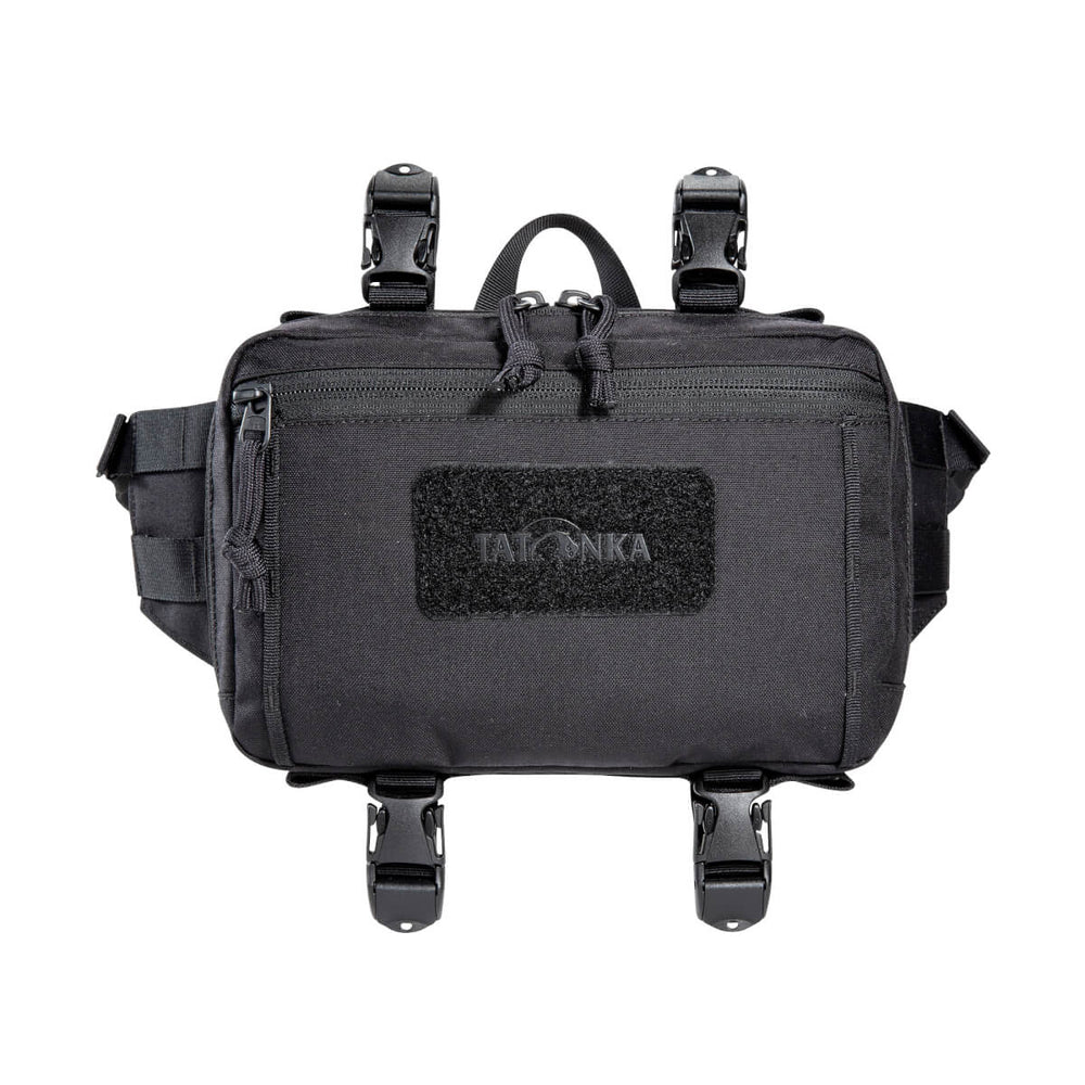 Tatonka Hip & Bar Pouch BC – Robuste Bauchtasche & Fahrrad-Lenkertasche Black