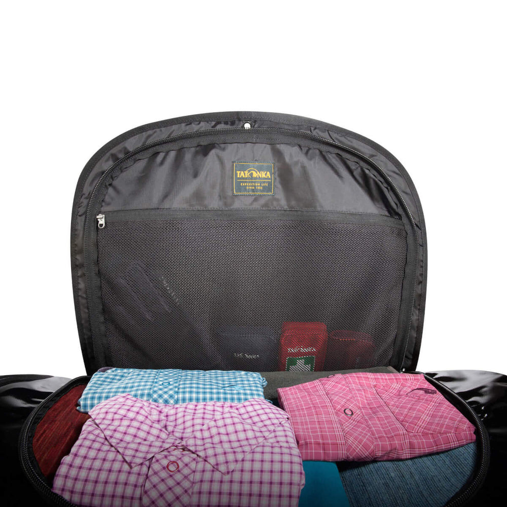 Tatonka Barrel 85 – Langlebige LKW-Planen-Reisetasche mit Rucksackfunktion | 85L