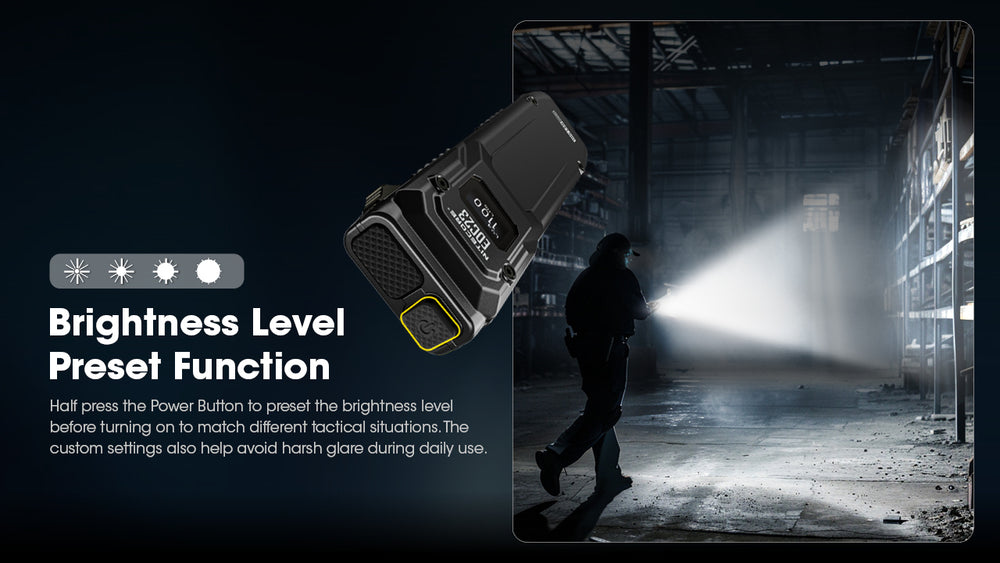 Nitecore EDC23 2.500 Lumen im Hosentaschenformat