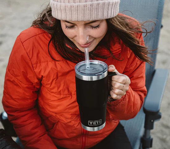 Yeti Rambler® 25 oz (710 ml) Trinkbecher Mit Trinkhalm-deckel