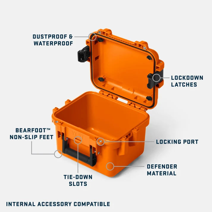 YETI LoadOut® GoBox 8 Ausrüstungsbox Black