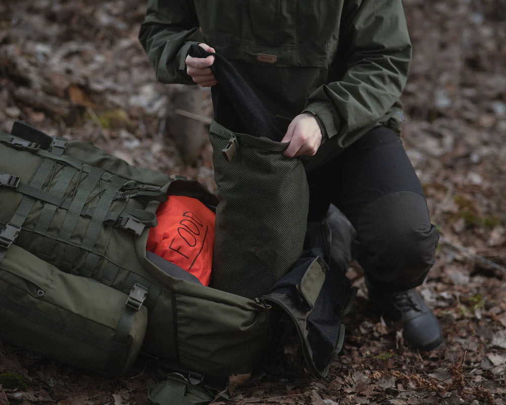 Savotta Rolltop Stuffsack Mesh 10L Olive