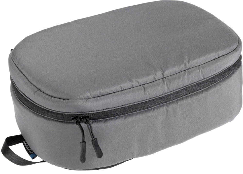 Cocoon Padded Cube Size Lbeluga grey / lime inside
