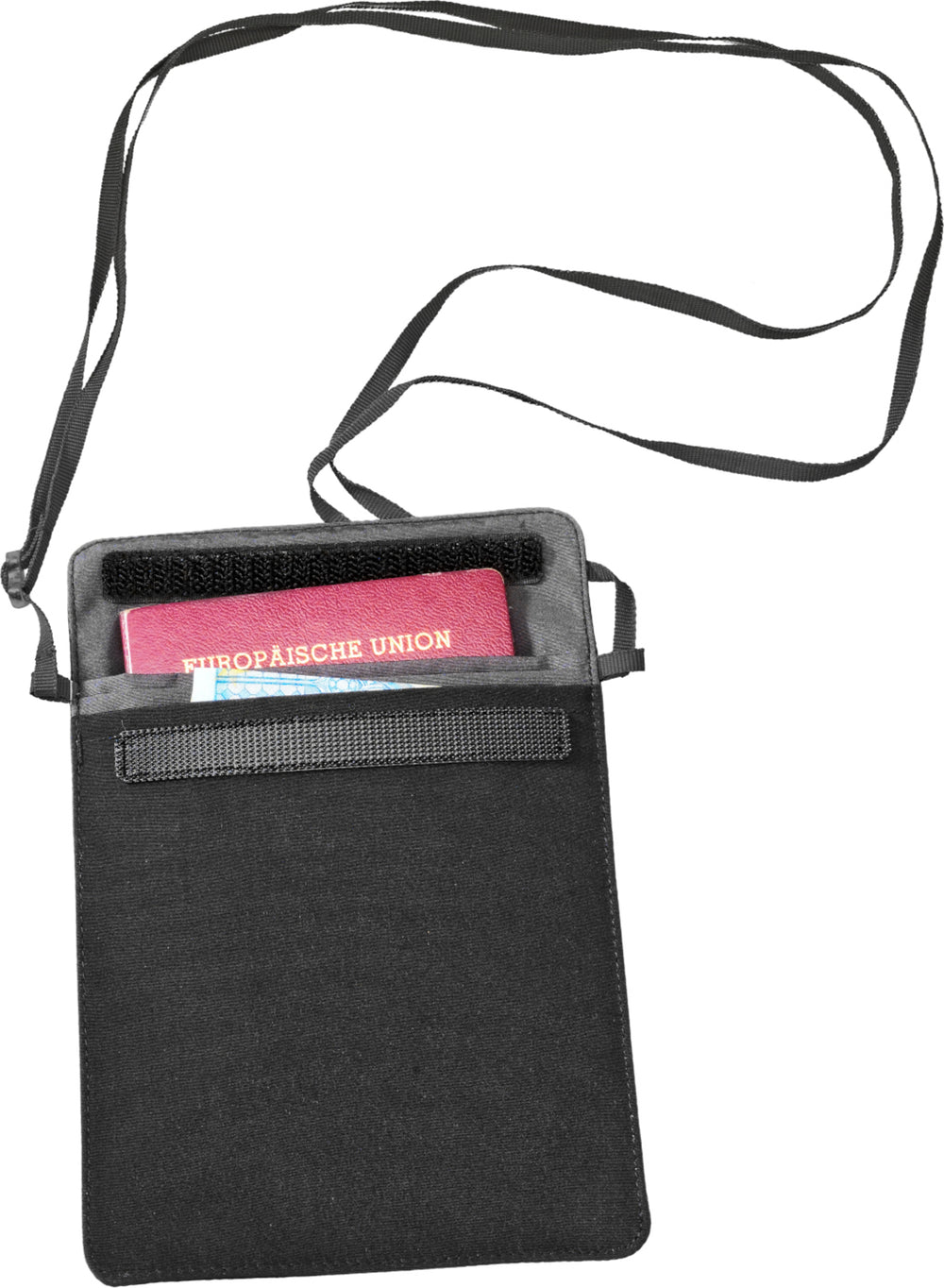 Cocoon Silk Secret Passport Wallet black