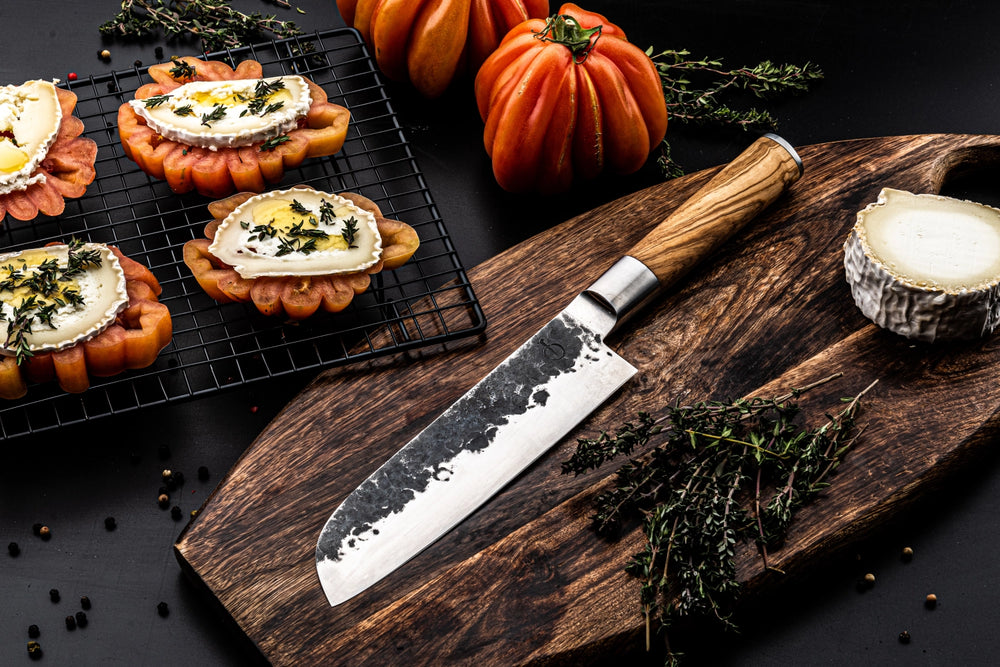 Forged Olive Santokumesser