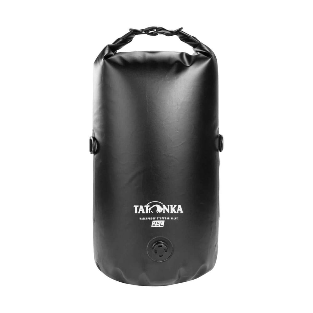 Tatonka WP Stuffbag Valve 25l – Wasserdichter Kompressions-Packsack | 25L Black