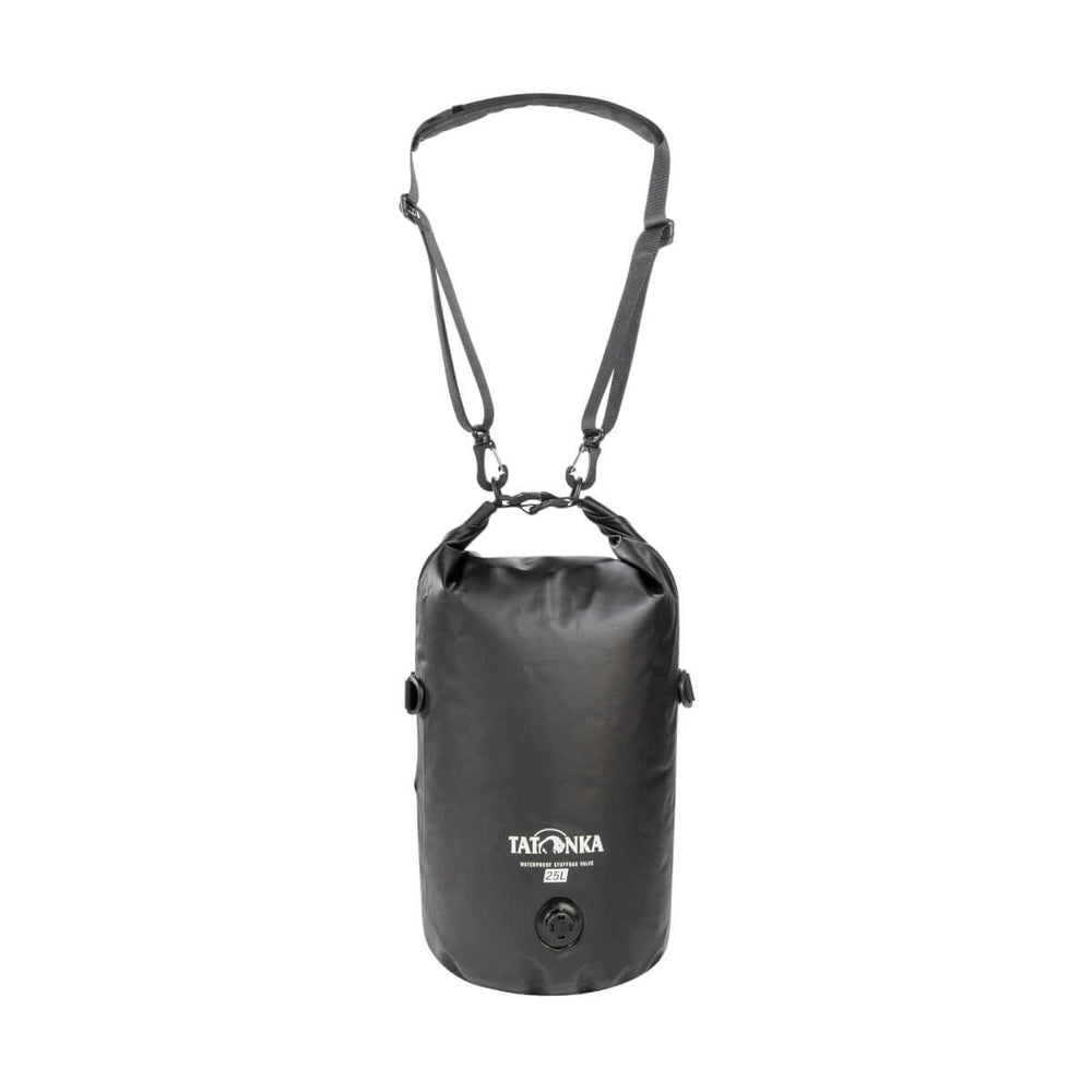 Tatonka WP Stuffbag Valve 25l – Wasserdichter Kompressions-Packsack | 25L Black