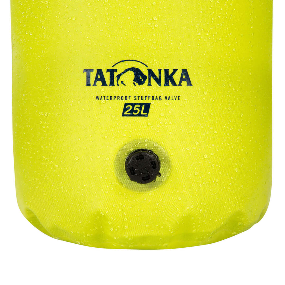 Tatonka WP Stuffbag Valve 25l – Wasserdichter Kompressions-Packsack | 25L Lime