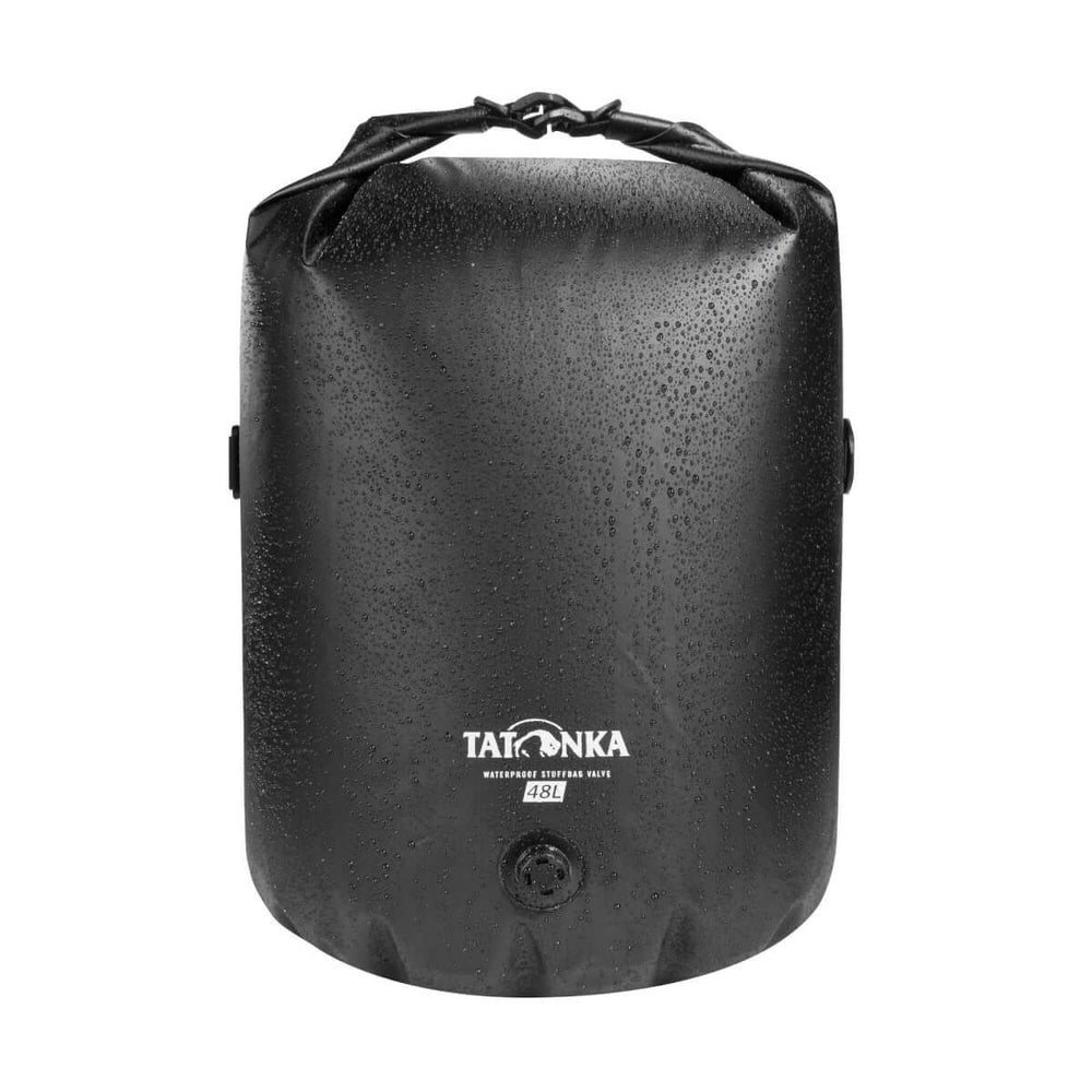 Tatonka WP Stuffbag Valve 48l – Wasserdichter Kompressions-Packsack | 48L Black