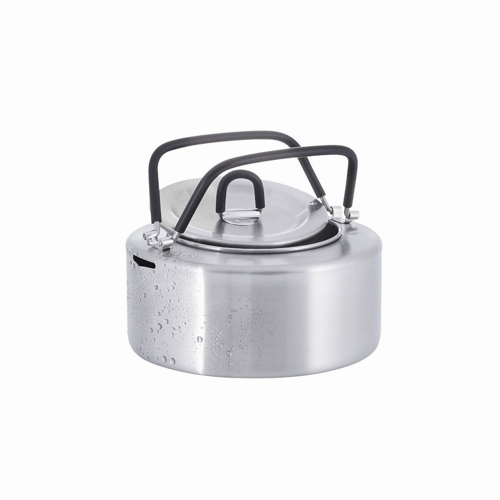 Tatonka H2O Pot 1,0 L kompakter Wasserkessel aus Edelstahl