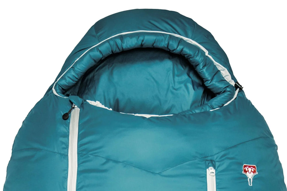 Grüezibag® DownWool Subzero 2.0 -8°C Regular 3-Jahreszeiten-Schlafsack bis 175 cm