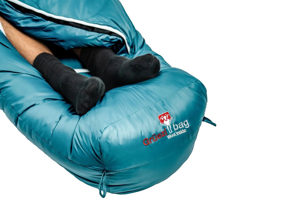 Grüezibag® DownWool Subzero 2.0 -8°C Regular 3-Jahreszeiten-Schlafsack bis 175 cm