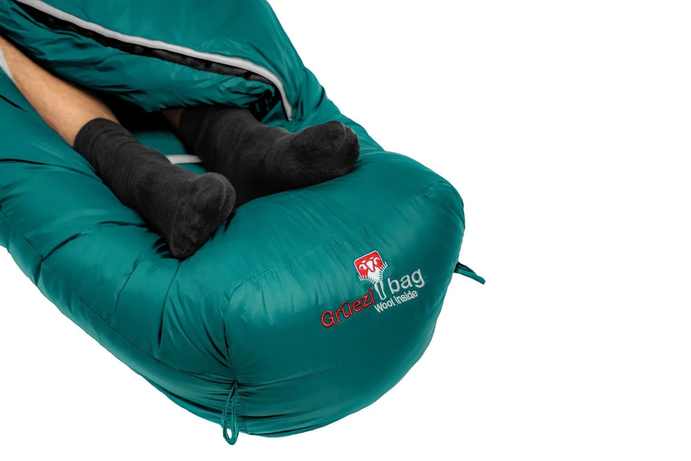 Grüezibag® DownWool Subzero 2.0 -8°C Long 3-Jahreszeiten-Schlafsack bis 185 cm
