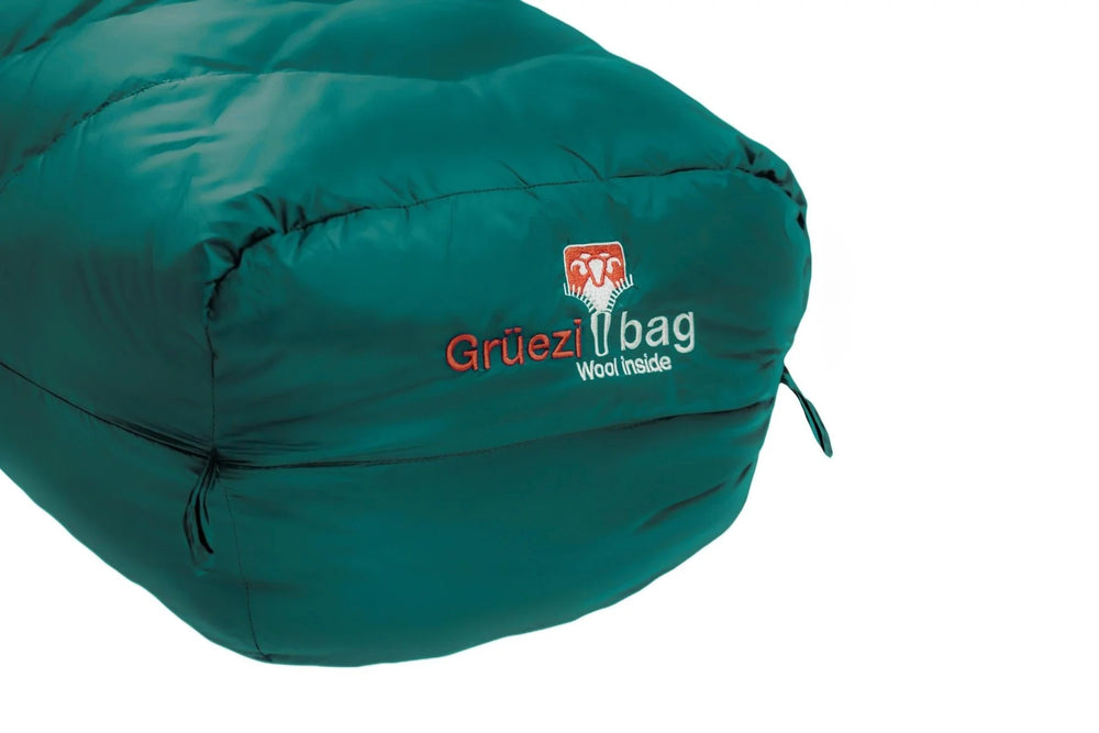 Grüezibag® DownWool Subzero 2.0 -8°C Long 3-Jahreszeiten-Schlafsack bis 185 cm