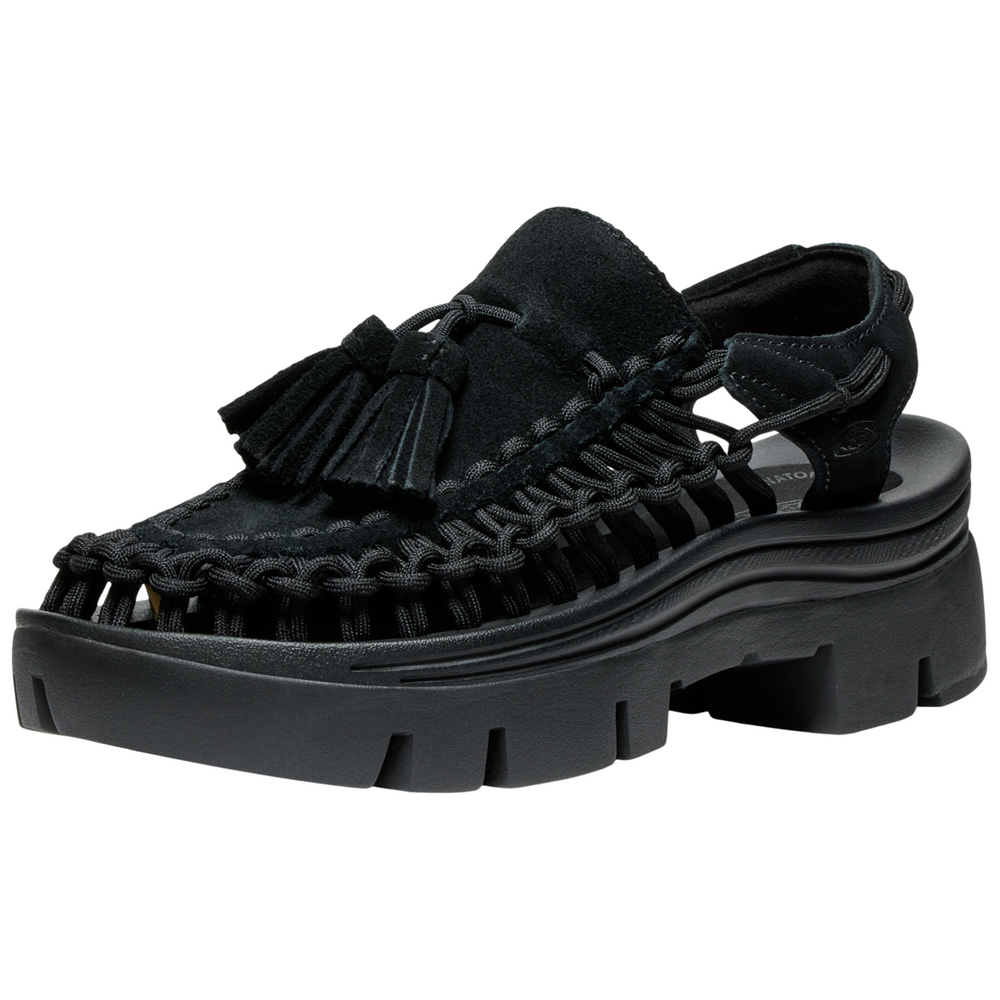 KEEN A Uneek PLT Tassell Freizeitsandalen SCHWARZ