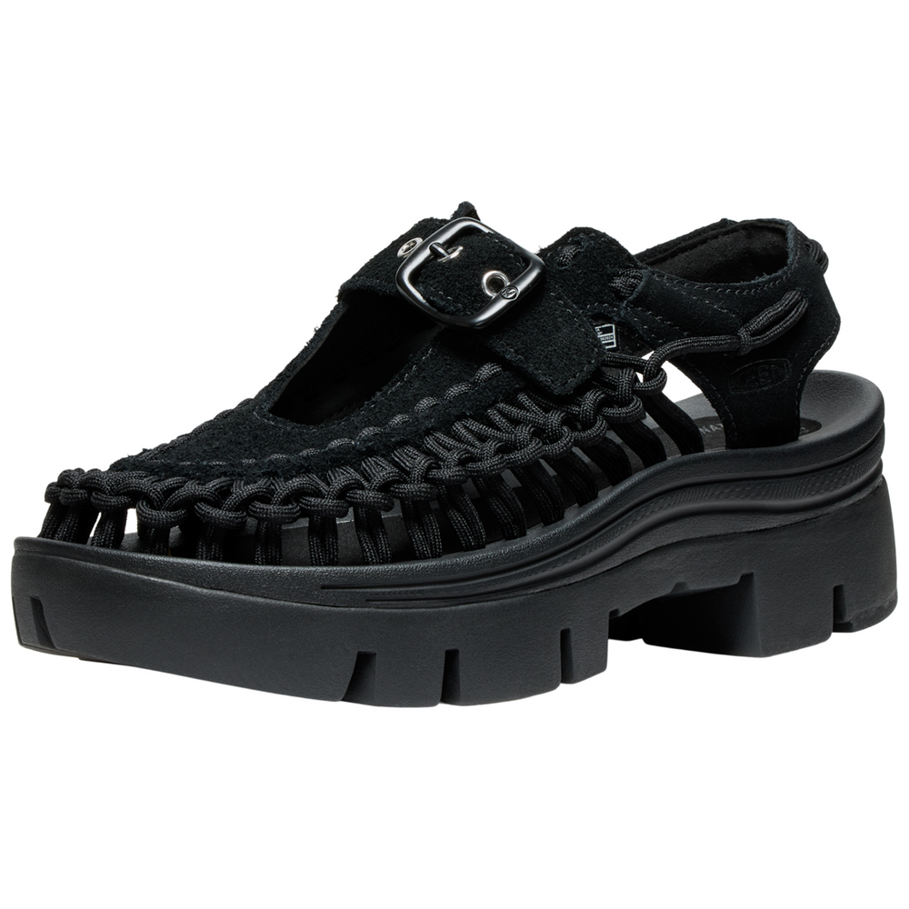 KEEN A Uneek PLT Mary Jane Freizeitsandalen SCHWARZ