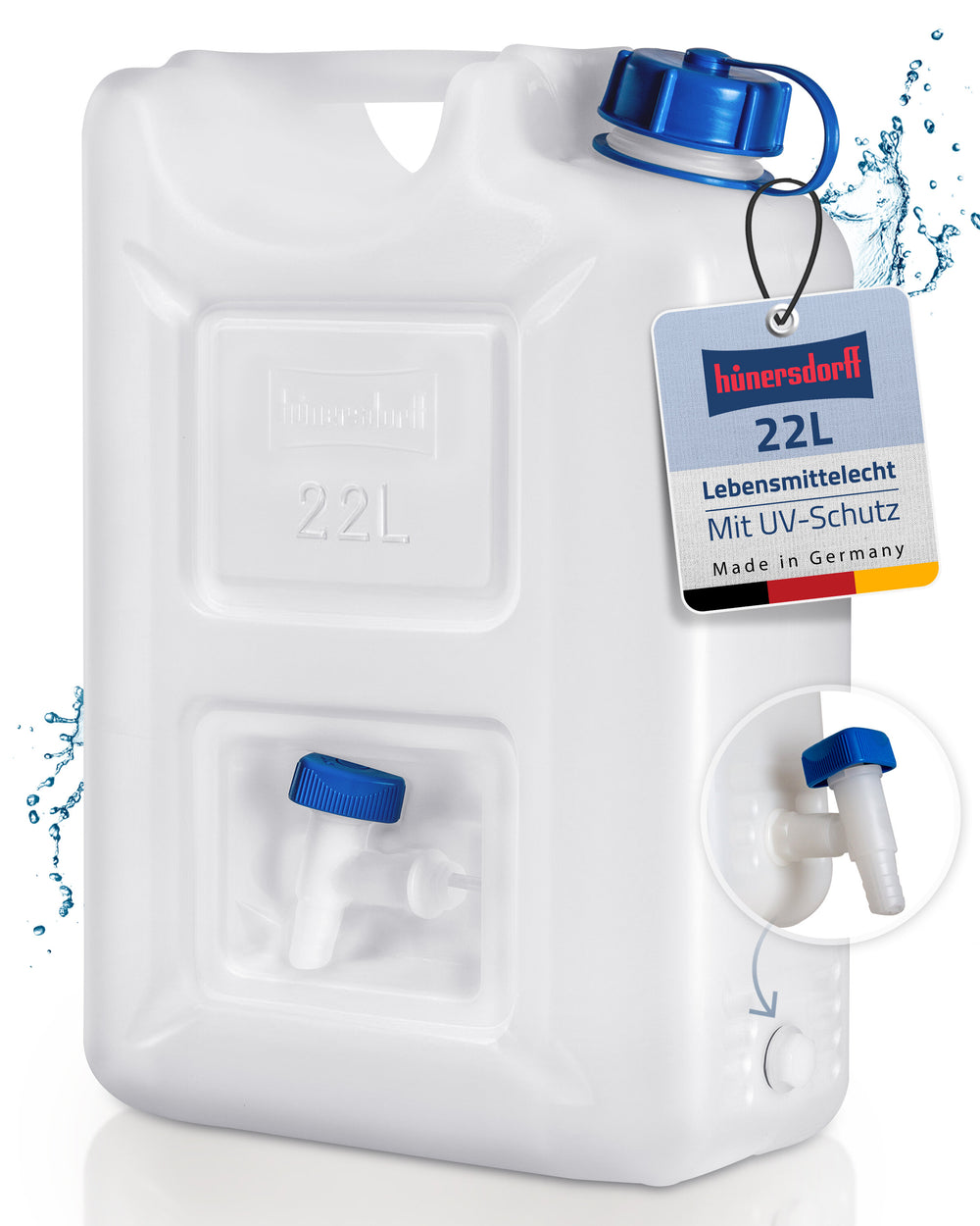 Huenersdorff Wasserkanister Eco 22L