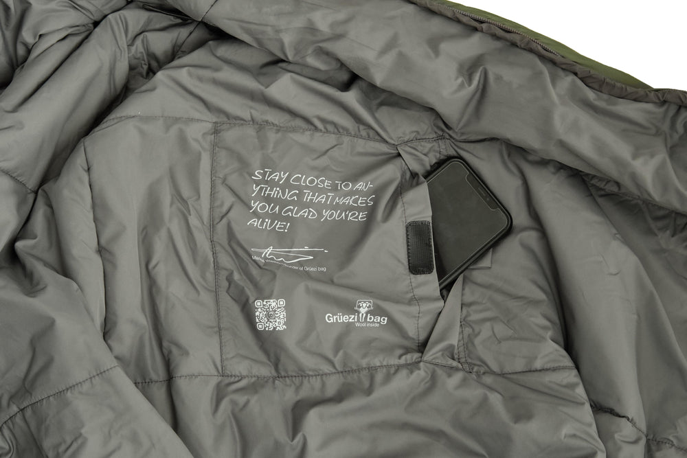 Grüezibag Biopod Wolle Survival Ice XXL Wide -12 °C