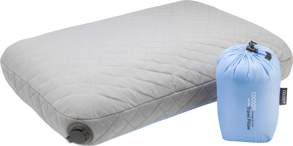 Cocoon Air Core Pillow Ultralight L light-blue/grey