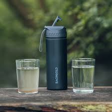 Bachgold® Selfpress Wasserfilter – Outdoor-Wasserfilterflasche | 500 ml