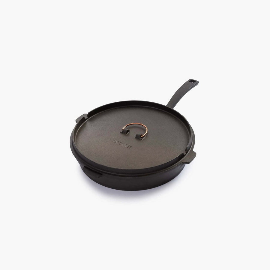 Barebones Gusspfanne mit Deckel  25cm