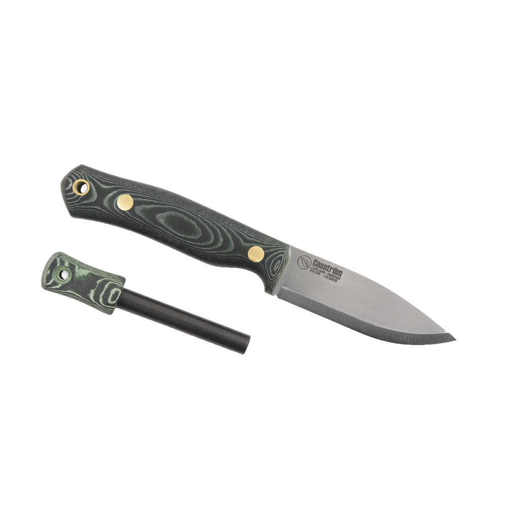 No.8 SFK, Green Micarta mit Zündstahl