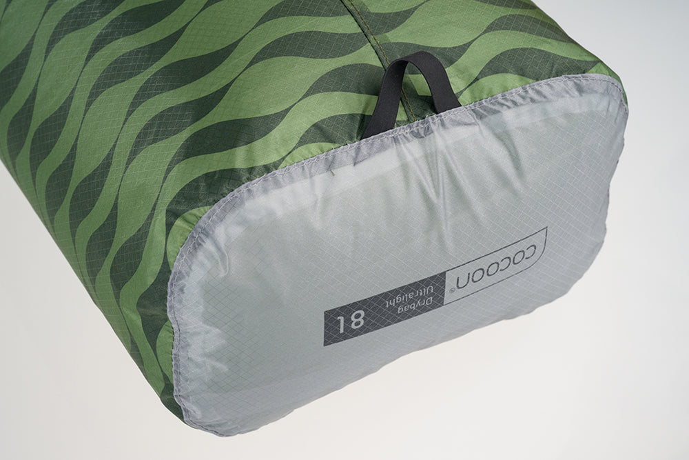 Cocoon Drybag Ultralight 21L Green Waves