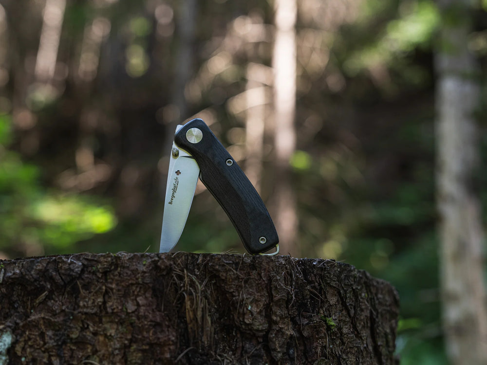 BregagliaKnife Maloja Klappmesser Micarta