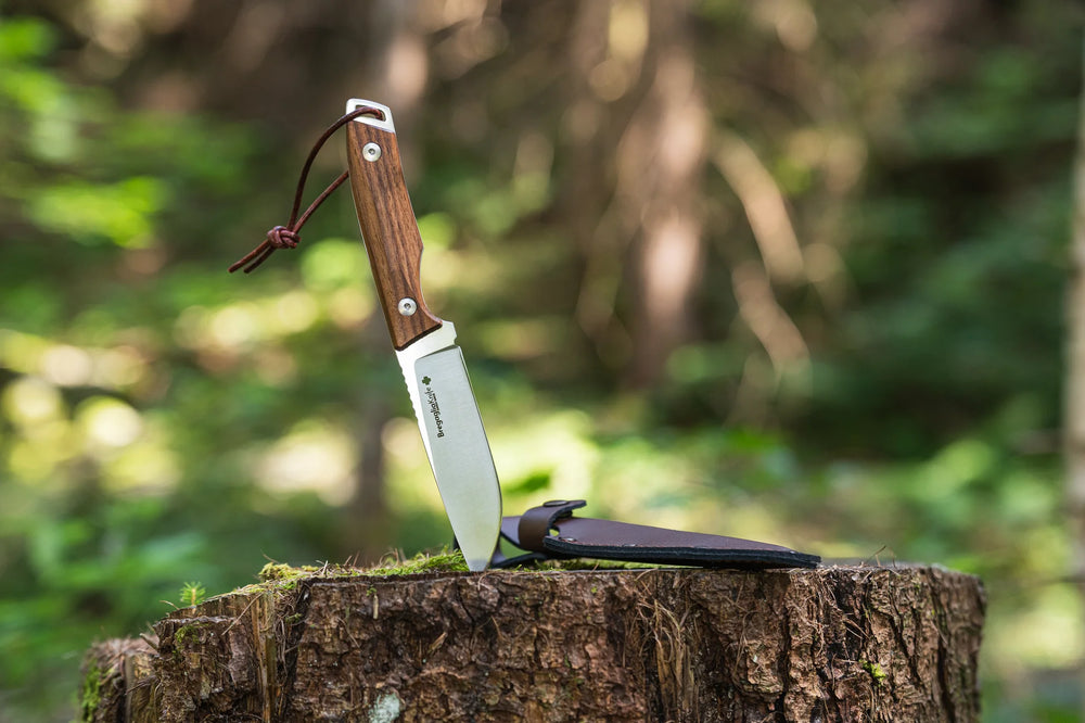 BregagliaKnife Maloja Full Tang Messer Nussbaum